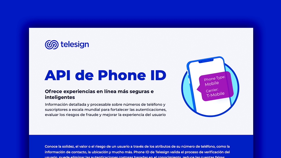 API de Phone ID