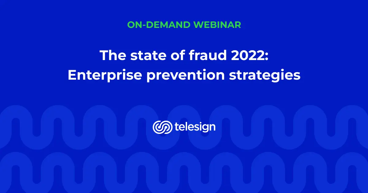 State of fraud 2022 Webinar thumbnail banner