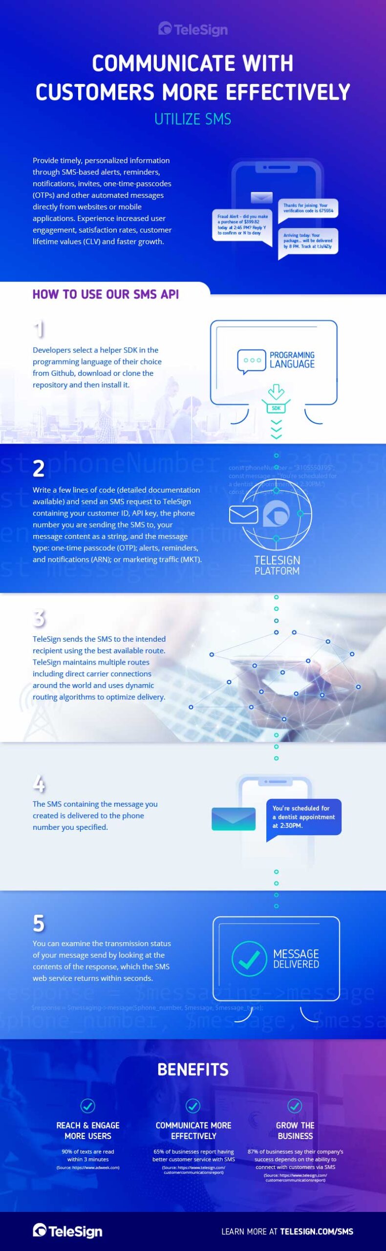 SMS API Infographic