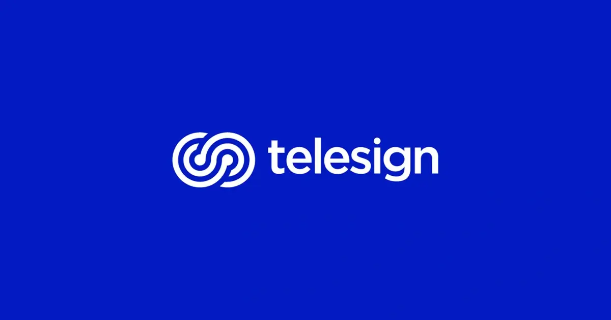 Image with Telesign's logo