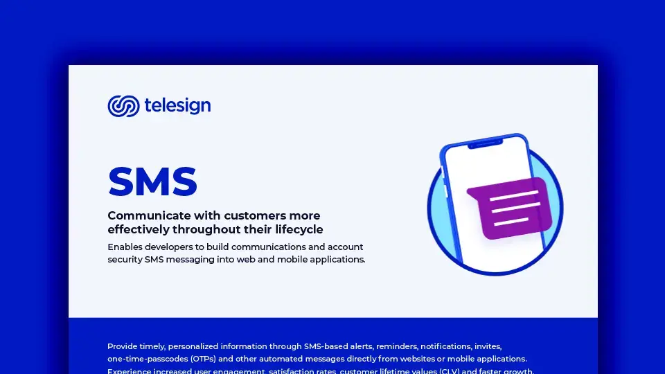 SMS datasheet