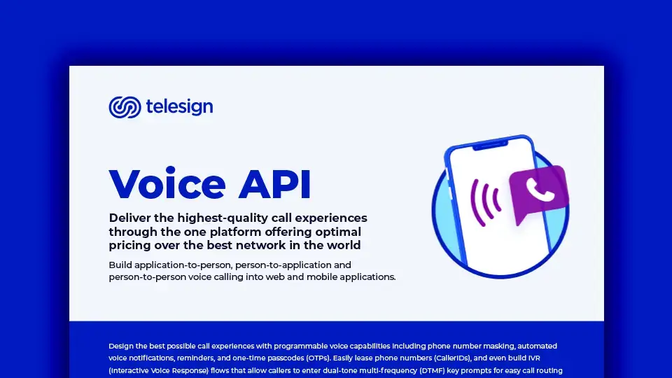 Voice datasheet