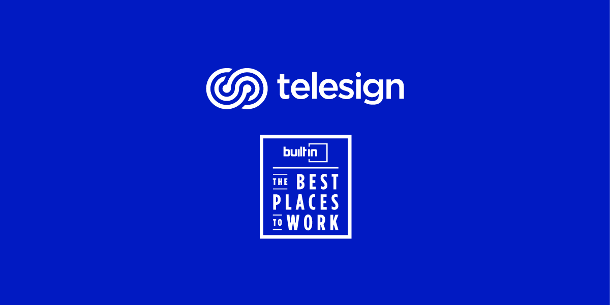 Built In Honors Telesign in Its 2023 Best Places To Work Awards