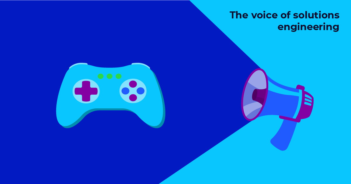 An image of a gaming console for the voice of engineering series