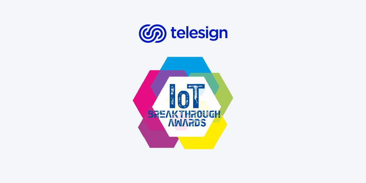Telesign and Breakthrough Awards Logos