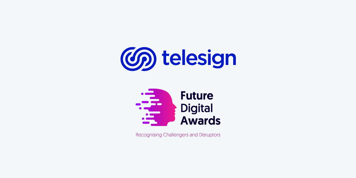 Telesign and Future Digital Awards logos