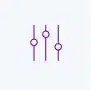 supplementary measures icon - equalizer 