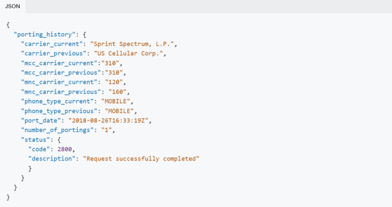 How can I track a phone number's porting history to ensure account ...